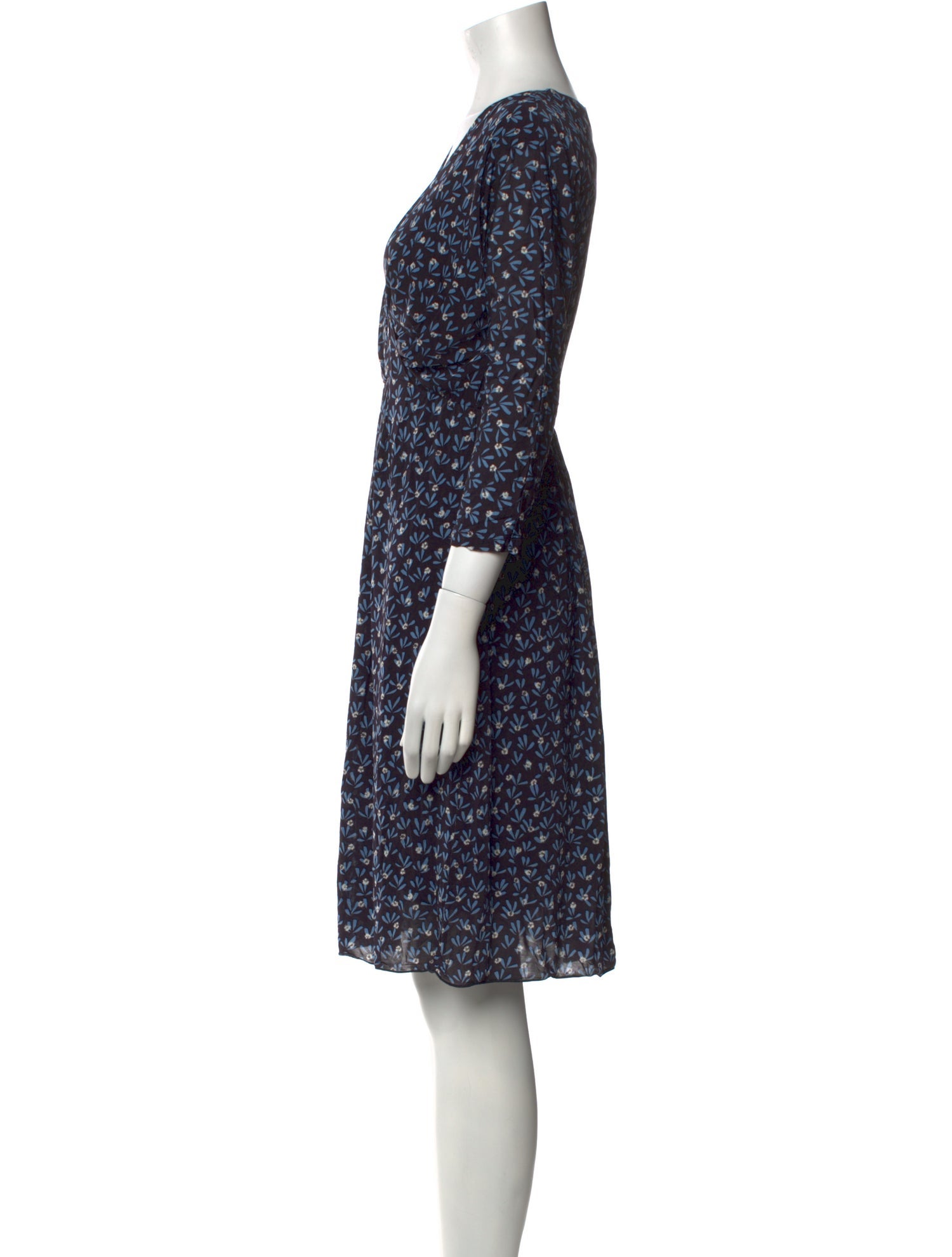 Max Mara Studio Silk Knee-Length Dress